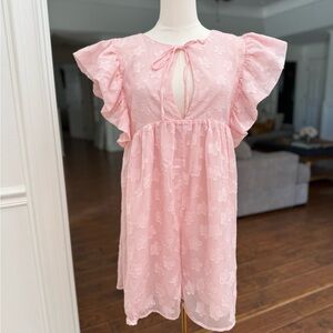 SO ME pink romper (NWT)